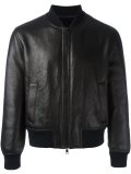 zipped bomber jacket 
