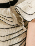 ruffled knitted top