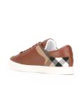 checked detail sneakers