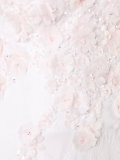 strapless lace gown