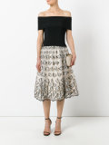 butterflies pleated skirt 