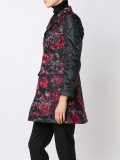 floral quilted coat