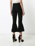 cropped flared trousers