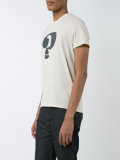 question mark print T-shirt