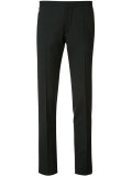 slim-fit tailored trousers
