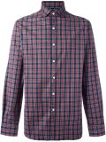 plaid button down shirt