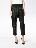 leather patch trousers
