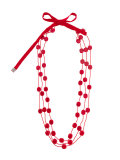 layered long necklace