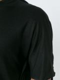 cutout hem T-shirt