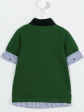 layered polo shirt