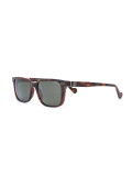 tortoiseshell square frame sunglasses