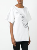 archive print oversized T-shirt