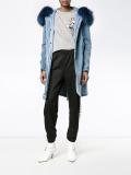 raccoon fur hood unlined parka