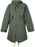 buttoned hooded jacket 