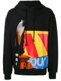 multi-print hoody