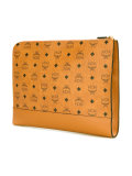 logo print clutch