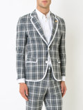 checked blazer 