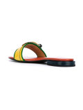 colour block sandals