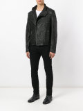 perforated stud jacket 