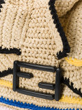 woven straw Baguette bag