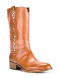 studded mid-calf boots