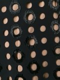 perforated fitted dress 