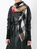 checked scarf