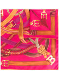 belt print scarf