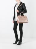 large metallic tote