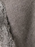 ribbed trim cardi-coat 