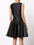 drop waist flared dress