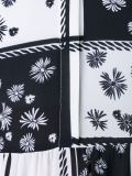 中长花卉印花连衣裙