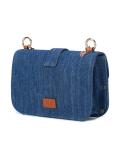 embroidered bird shoulder bag