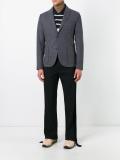 deconstructed two button jacket