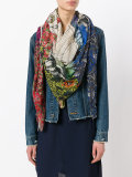 Magic World print scarf
