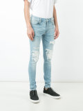 distressed skinny jeans