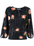 string neck blouse