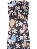 abstract print blouse
