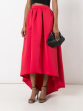 long high-low skirt