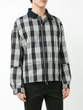 plaid zipped jacket