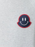 smiley logo plaque sweatshirt