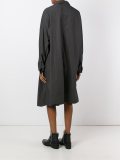 oversized pleated dress