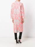 porous texture midi coat