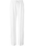 drawstring ankle zip trousers