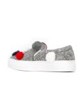 pompom application sneakers