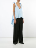 open elongated back tank