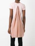 cupro insert tunic T-shirt