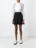 ruffle bib shirt