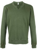 distressed detail sweatshirt 