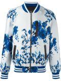 floral print bomber jacket